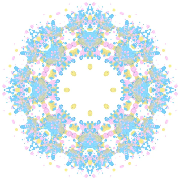 Renda redonda padrão floral — Fotografia de Stock