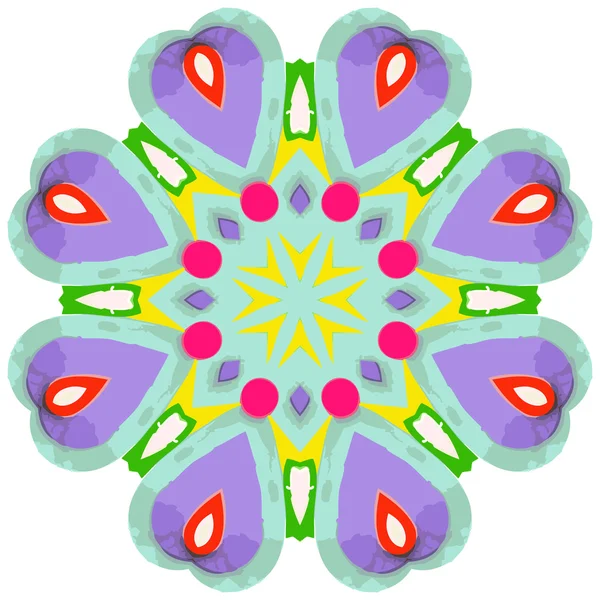 Yuvarlak dantel çiçek modeli — Stok fotoğraf