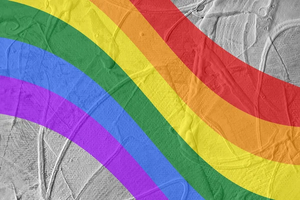 Gay and LGBT flag. — Stock Photo, Image