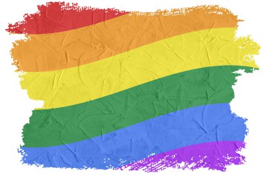 Eşcinsel ve Lgbt Gökkuşağı bayrağı