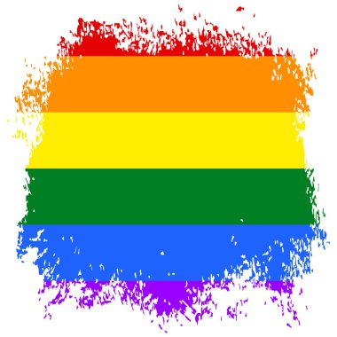 Eşcinsel ve Lgbt Gökkuşağı bayrağı.