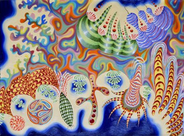 Çiçekler ve deniz manzaraları