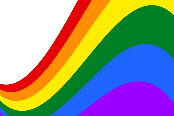 Gay and LGBT rainbow flag. — Stock Photo, Image