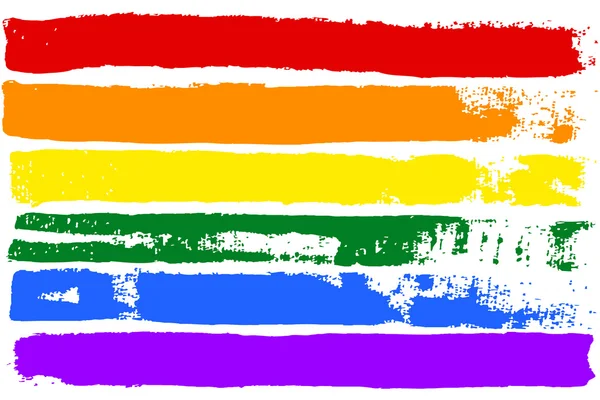 Bandiera gay e LGBT — Foto Stock