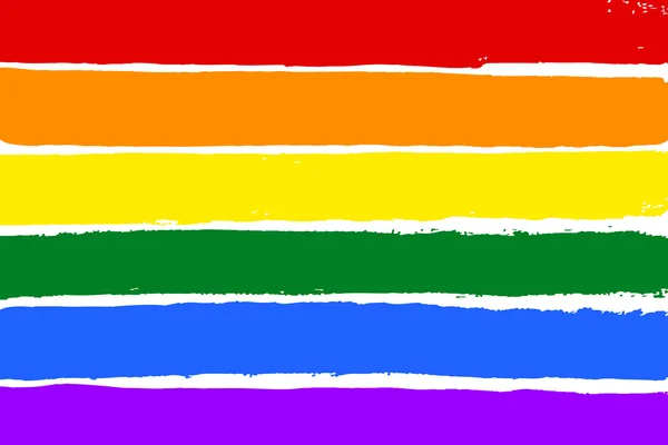 Gay en Lgbt Regenboogvlag. — Stockfoto