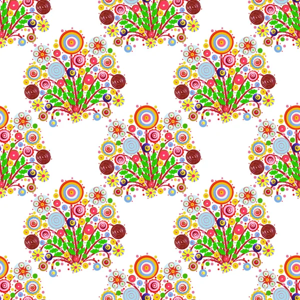 Flowers seamless pattern — Stock Photo, Image