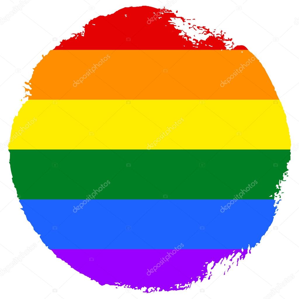 Gay and LGBT flag.
