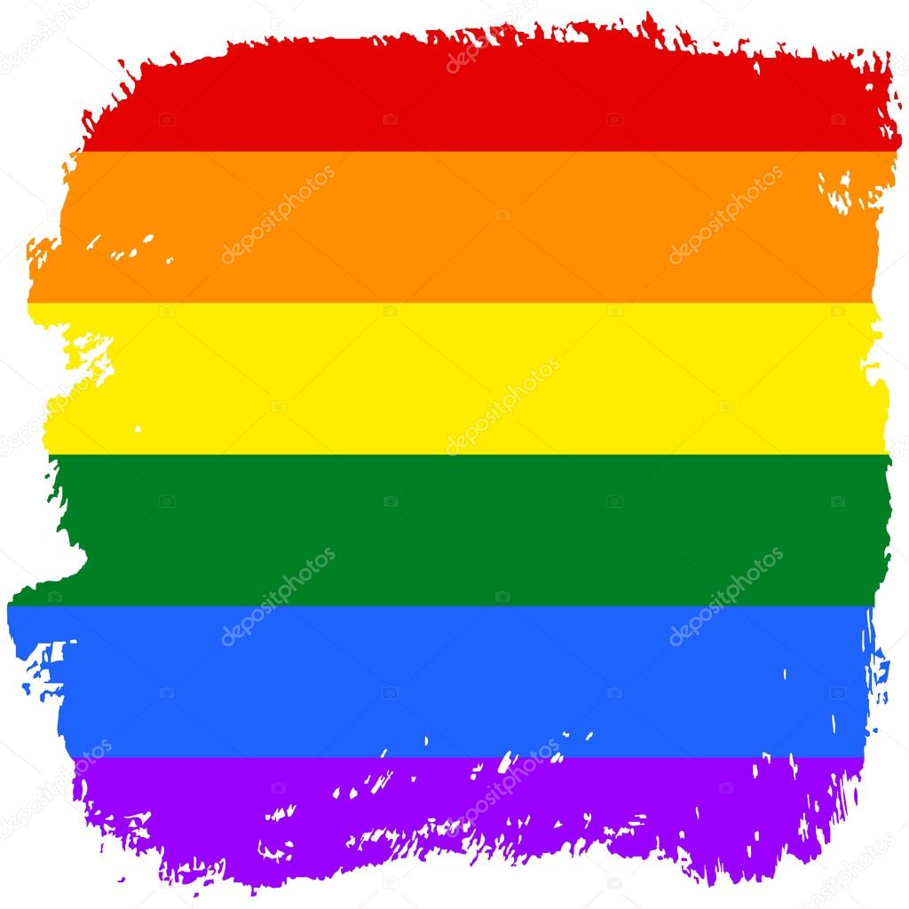 Gay and LGBT rainbow flag