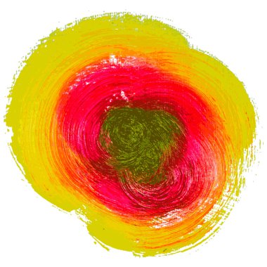 El yapımı fırça afiş.