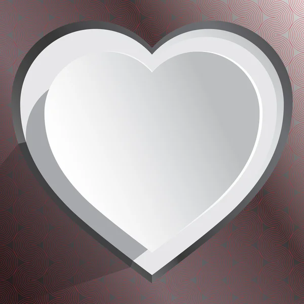 Alla hjärtans dag hjärtat — Stockfoto