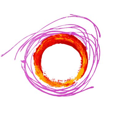 grunge daireler kümesi