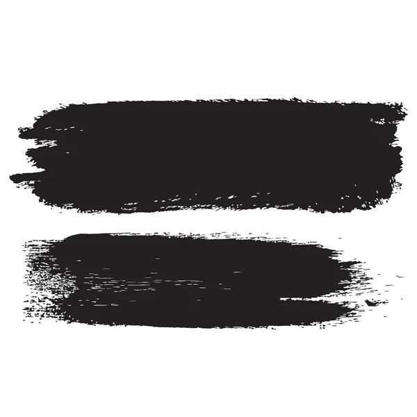 水彩の黒いバナー — ストック写真