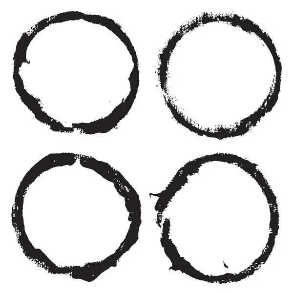 Set of grunge circles — Stock Photo, Image