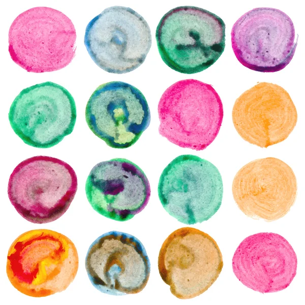 Cercles colorés ensemble — Image vectorielle