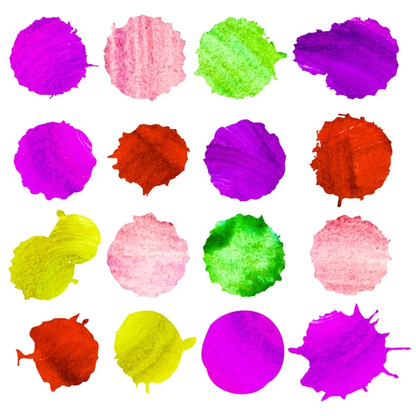 Colorful circles set — Stock Vector