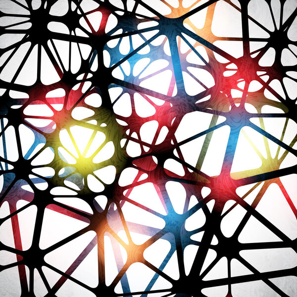 Triangular abstract background