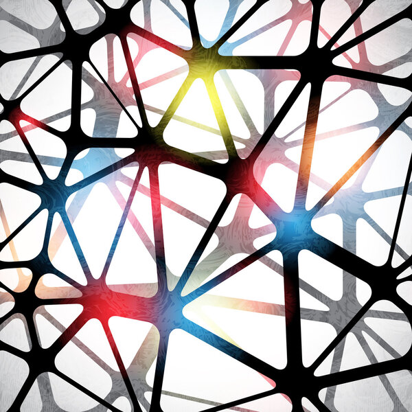 Triangular abstract background