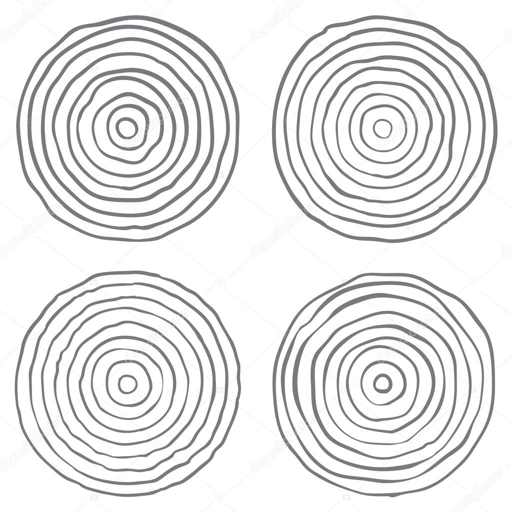 Set of tree rings