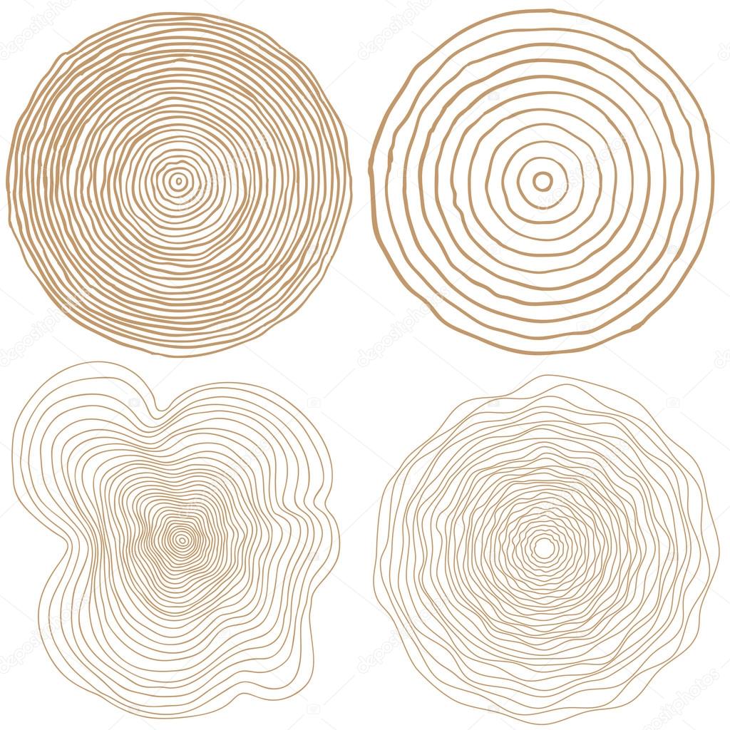 Set of tree rings