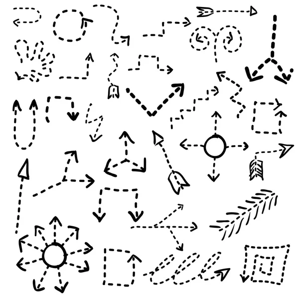 Establecer símbolos de flechas — Archivo Imágenes Vectoriales