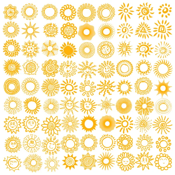 Güneş simgeler kümesi.