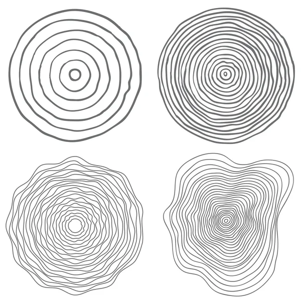 Cut tree trunk — Stok Vektör