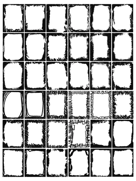 Conjunto de vector grunge — Archivo Imágenes Vectoriales