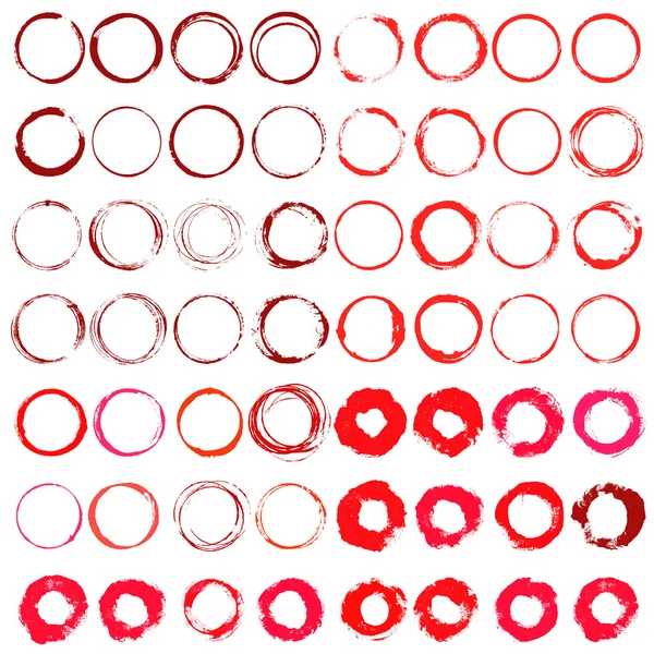 Daire boya ile çizilmiş.