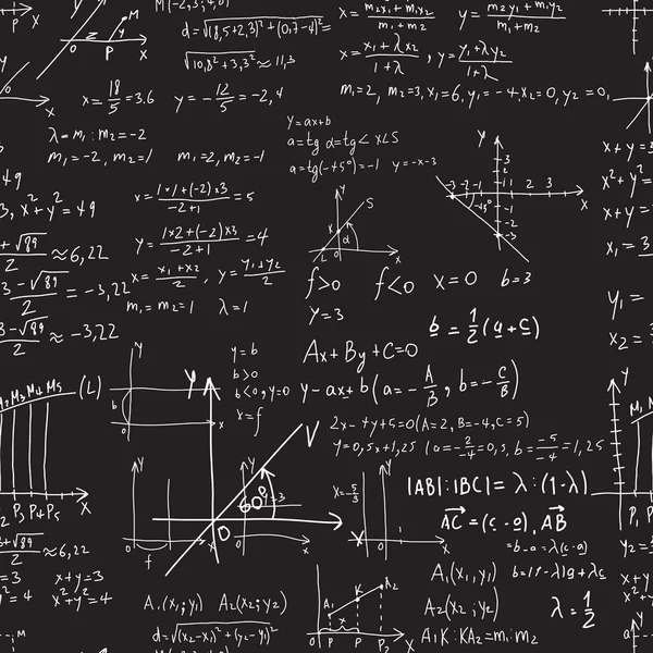 Padrão sem costura matemática —  Vetores de Stock