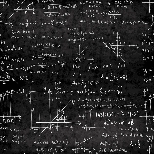 Patrón sin costura matemática — Vector de stock