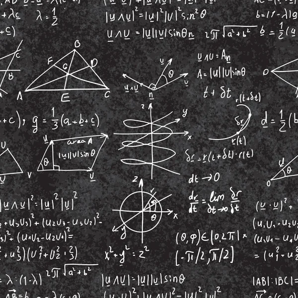 Padrão sem costura matemática —  Vetores de Stock