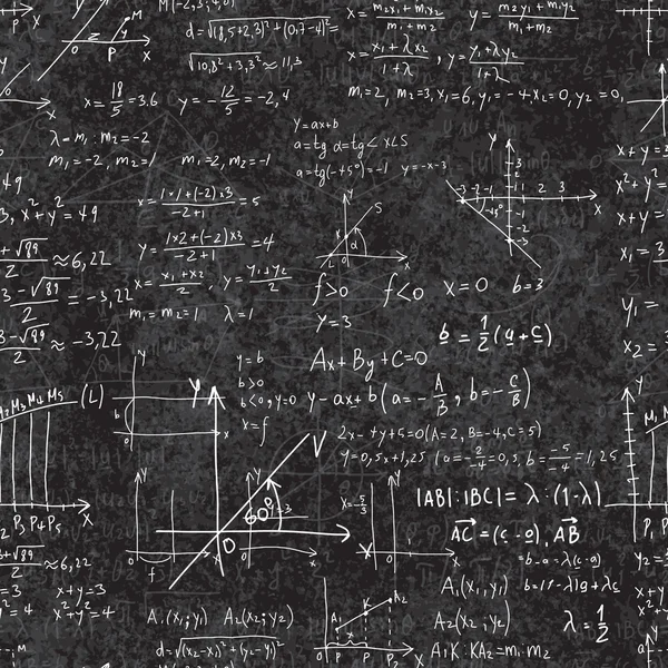 Patrón sin costura matemática — Archivo Imágenes Vectoriales