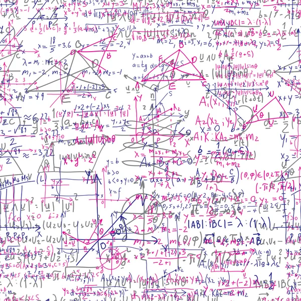 Matemáticas textura sin costura — Archivo Imágenes Vectoriales