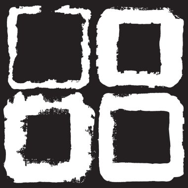 Sckratched dikdörtgen çerçeve