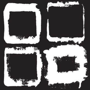 Sckratched dikdörtgen çerçeve