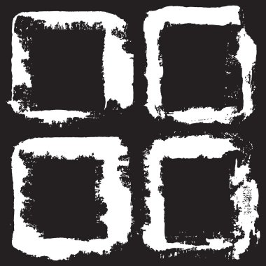 Sckratched dikdörtgen çerçeve