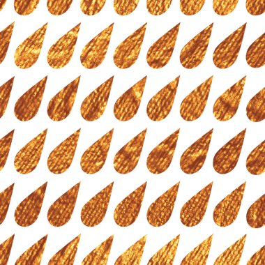 Altın boyalı yağmur damlaları