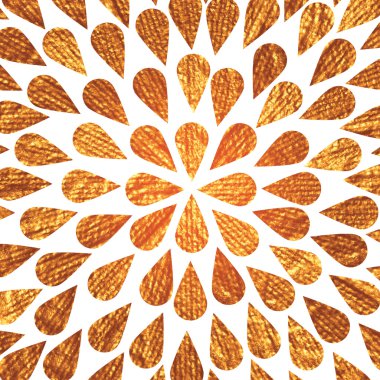 Altın mandala desen