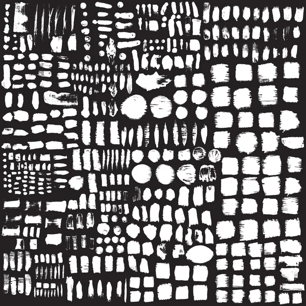 Fırçalar mürekkep öğeleri kümesi