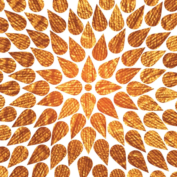 Mandala motif or — Image vectorielle