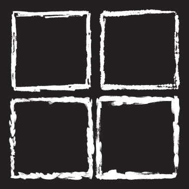 grunge çerçeve kümesi 