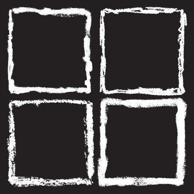 grunge çerçeve kümesi 