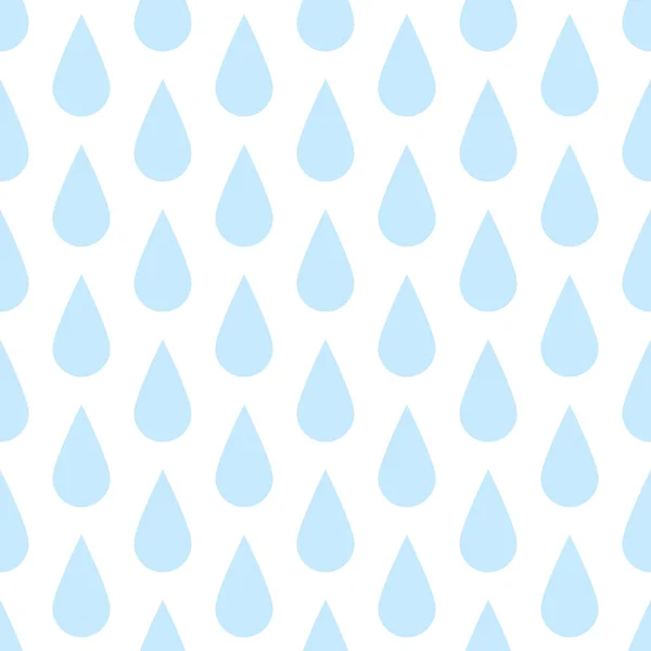 Het patroon van druppels regen — Stockvector