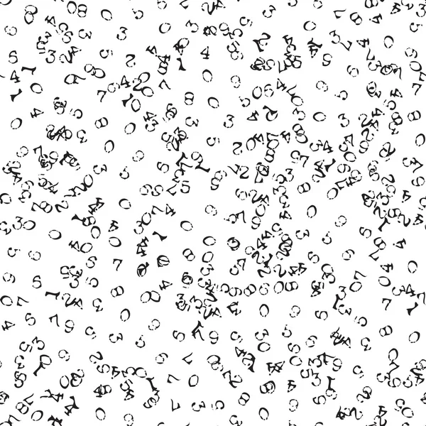Αφηρημένη γραφομηχανή αριθμούς ομοιογενές φόντο. Ατελείωτες μοτίβο — Διανυσματικό Αρχείο