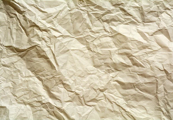 Textura zmačkaného papíru. — Stock fotografie