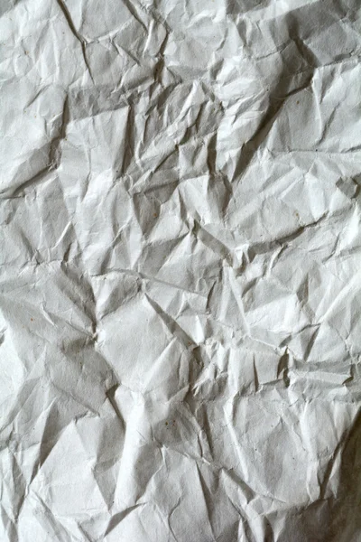 White verfrommeld papier achtergrond. Bruin en geel getextureerde g — Stockfoto