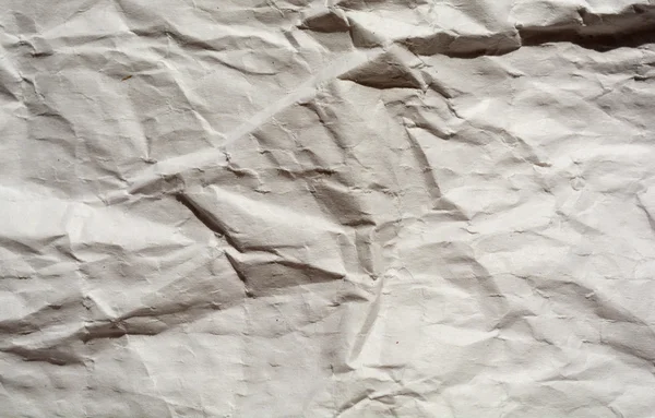 Papel blanco arrugado para fondo —  Fotos de Stock