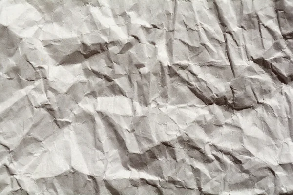 White crumpled paper for background — Stock Photo, Image