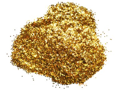 Tatil sarı glitter,