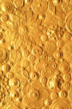 Altın dokulu yüzeyi